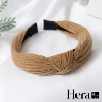 在飛比找momo購物網優惠-【HERA 赫拉】ll現貨ll韓式百搭純色布藝編織交叉髮箍-