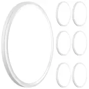6 Pack 28W 3200lm Flush Mount LED Ceiling Light, Super Thin 12 inch, 5000K Da...