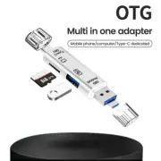 USB 3.0 5-in-1 Multifunction OTG Adapter Micro USB/Type-C/TF Memory Card Reader