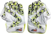JetFire Ibex College Wicket Keeping Gloves Wicket Keeping Gloves (Men, Green)