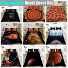 Magic Fire Basketball Court Geometric Sports Quilt Duvet Doona Cover Bedding Set