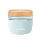 24 oz Glass Container with Bamboo Lids Food Storage Bowls for Soup Stew