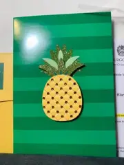 Thinking of You Multi-purpose Card Bedazzled Pineapple Designer Burgoyne