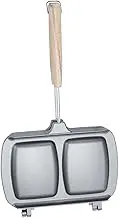 Non-Stick Double Sided Frying Pan Detachable Handle Sandwich Maker Pancake Press Cooking Essential for Induction Stove