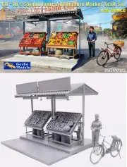 Gecko 1/35 60-70s Saigon Fruit and Vegetable Market Stall Set