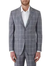 [Gibson] Nitro Slim Fit Suit Jacket in Grey