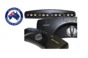 3 Way AV RCA Switch Selector Box Splitter for XBOX XBOX360 DVD PS2 PS3 Wii