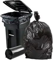 Shield Right Carton of 100 Black Heavy Duty Bin Liner 240 Litre, 4 Rolls of 25, (145x114cm), Council Bin Liner,