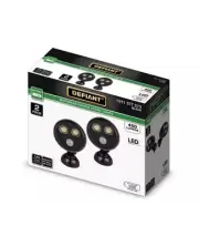 Defiant 450-Lumen Battery Powered 120-Degree Motion Activated LED Light (2-Pack)