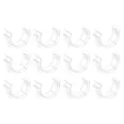 50pcs Sewing Bobbin Holder Bobbin Clips Plastic Bobbin Clamps White