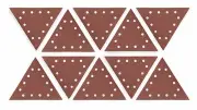 WEN Drywall Sander 80-Grit Hook and Loop 11-1/4 Inch Triangle Sandpaper, 10-Pack