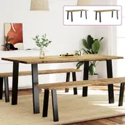 Dining Table Kitchen Dining Room Table Wooden Table Solid Wood Acacia vidaXL
