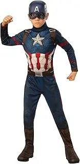 [Rubie's] Captain America Costume for Kids - Marvel Avengers: Endgame - Small (3-5 Yrs)