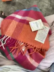 Avoca Lambswool Throw Blanket Afghan Made in Ireland 56x40