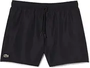 [Lacoste] Light Quick Dry Swim Shorts - Black/Green-XL