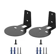 Speaker Wall Mounts - Double Speaker Stands for Surround Sound Speakers,Heavy Duty Home Soundbar Bracket for Bedroom, Hotel, Cafe