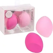 Expressions 2pc XL Beauty Sponges Set - Professional Beauty Blenders For Flawless Makeup Application, Pink Makeup Sponges | Professional Beauty Tools + Accessories
