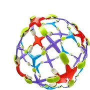 Expanding Ball - Colorful Fidget Ball Stretchy Sphere,Telescopic Toys for Kids, Outdoor Throwing Fidget Party Props for Breathing Exercises and Play
