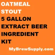 Oatmeal Stout Homebrew 5 Gallon Beer Extract Ingredient Kit - My Brew Supply