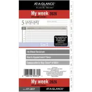 AT-A-GLANCE 2026 Weekly & Monthly Refill Planner, 3.75" x 6.75", 471-285Y Size 3