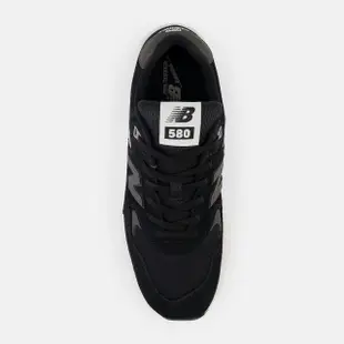 【NEW BALANCE】NB 580 復古運動鞋 休閒鞋 男鞋 女鞋 黑色 麂皮(MT580ED2-D)