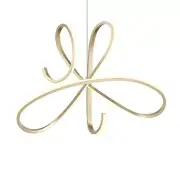 Kovacs P5438-L Astor 17"W LED Abstract Pendant - Gold