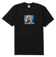 Supreme Kurt Cobain Tee T-Shirt Black Size L SS2023 Nirvana Dead Stock New