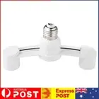 Bulb Socket Adapter E27 Splitter 2 Heads Lamp Base Converter Light Holder AU