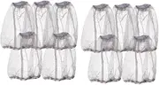 VANZACK 2sets Portable Mosquito Head Net Tent Mesh Netting for Outdoor Activities Jungle Protection 5pcs*2