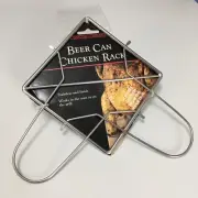 Charcoal Companion Beer Can Chicken Rack Roaster Stainless Steel BBQ Roasting