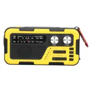 USB Hand Crank Emergency Radio Solar Charging Radio Reading Light 4000MAh 37121