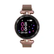 S886 1.08 inch TFT Color Screen IP67 Waterproof Smart Watch, Support Call Reminder /Heart Rate Monitoring /Blood Pressure Monitoring /Sleep Monitoring (Rose Gold)