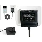 Power Supply AC Adapter Battery Charger 10m For Ring Nest Hello, Wyze and Eufy Video Doorbells