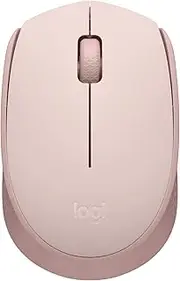 Logitech M171 Wireless Mouse for PC, Mac, Laptop, 2.4 GHz with USB Mini Receiver, Optical Tracking, 12-Months Battery Life, Ambidextrous - Rose