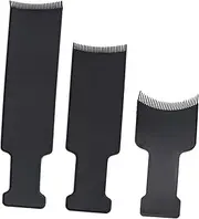 VINTORKY 3pcs Hair Dye Coloring Kit Hair Sticks Moon Hair Dyeing Board Hair Color Tint Tool Hair Tint Brush Hairdressing Board Balayage Board Detangling Brush Tools Hair Care Set Highlight