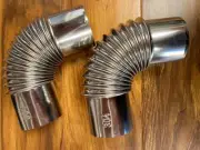 Stainless Steel 90 Degree Elbows (2) Chimney Liner Bend Multi Flue Stove Pipe
