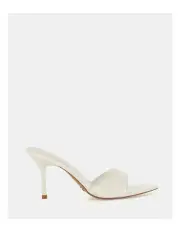 [Novo Shoes] Yolo Mules in White Patent