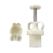 Rabbit Shaped Mooncake Stamps Mooncake Moulds for Mid-Autumn Festival DIY Baking