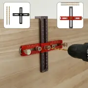 Cabinet Hardware Jig Aluminum Alloy Cabinet Handle Drill Guide Precise leqFv