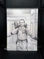 Peter Venkman - Ghostbusters (Bill Murray) Graphite Pencil Drawing 9” x 12” Art