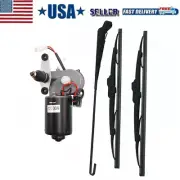 Electric UTV Windshield Wiper Kit Washer Pump 30w Motor For Polaris Kawasaki US
