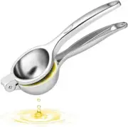 Lemon Squeezer Stainless Steel, Manual Fruit Juicer with Heavy Duty Solid Metal