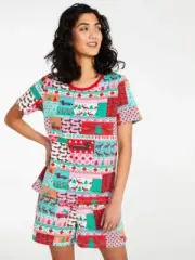 BNWT PETER ALEXANDER LADIES CHRISTMAS FAIR ISLE SIZE XS TOP ONLY