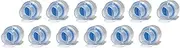 Nispira HME Heat Moisture Exchanger Filter in-Line Humidification Solution Unit for CPAP biPAP Machine & Mask, Z1, Z2, Dreamstation, 12 Packs