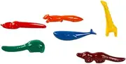 ERINGOGO 6Pcs Colorful Animal Crayons for Educational Pencils Safe for Painting Art Class and Creative