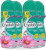 Purex Crystals In-Wash Fragrance and Scent Booster, Fresh Mountain Breeze, 15.5 Ounce, 4 Count