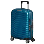 Samsonite Proxis 55cm Expandable 4 Wheel Cabin Spinner Suitcase - Petrol Blue