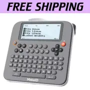 Compact Thermal Label Printer with QWERTY Keyboard - 203dpi High-Quality Labels