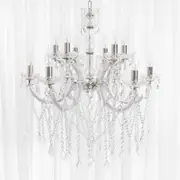 Allure Chandelier 12 Light - Chrome