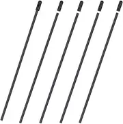 Hobbypark 5PCS Plastic Antenna Tube with Cap Black for RC Remote Control Vehicles FPV Drone Quadcopter Multicopters Boats 2.4G Receiver